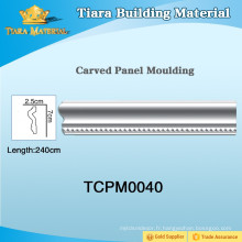 Moulures murales en PU Matériau du plafond Décoratif avec gamme complète d&#39;articles TCPM040